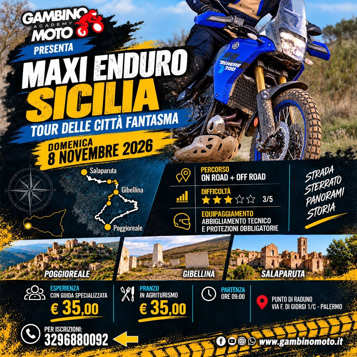 MAXI ENDURO SICILIA ? TOUR DELLE CITT� FANTASMA!